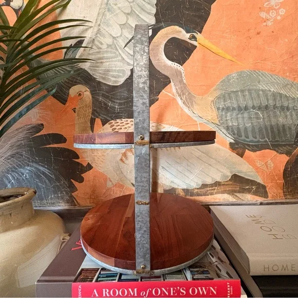 Hearth & Hand by Magnolia 2 Tier Cake Stand ~ Retired Circa 2017 - Picture 2 of 7